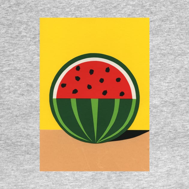 Three Quarter Watermelon by Rosi Feist